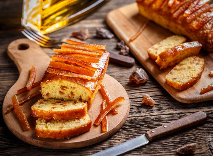 Cake aux écorces confites de Iyokan